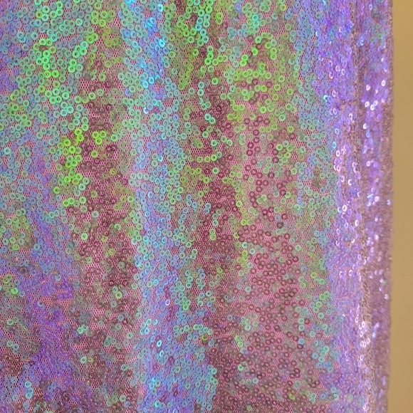 Revolve Superdown Amie Sequin Mini Dress size M Mermaidcore Taylor Swift Purple - Picture 11 of 13